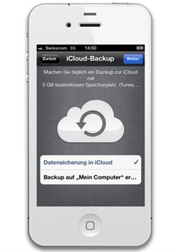 icloud backup of iphone