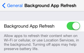 ios 7.1 background app refresh