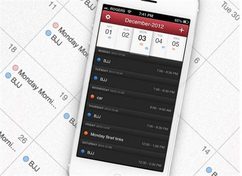 calendars on iphone