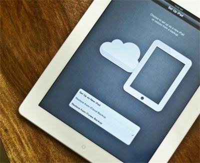 restore ipad mini from icloud backup