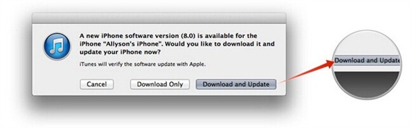 ios 8 upgrade with itunes