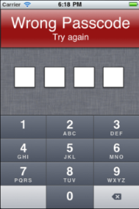 enter wrong passcode for iphone
