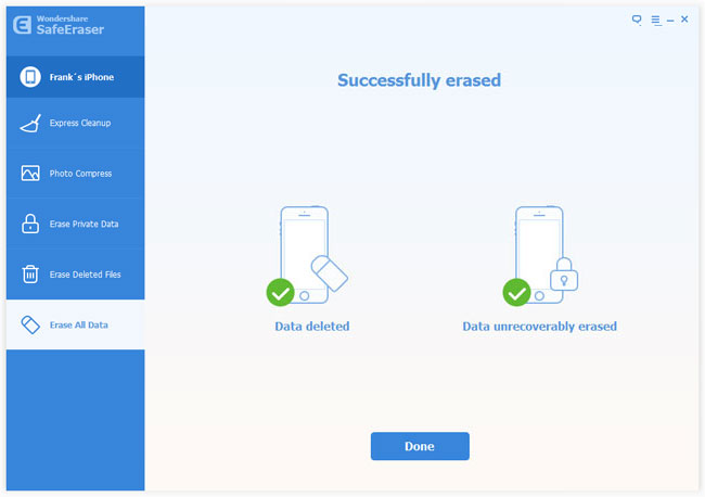 successfully erased deleted files on iphone